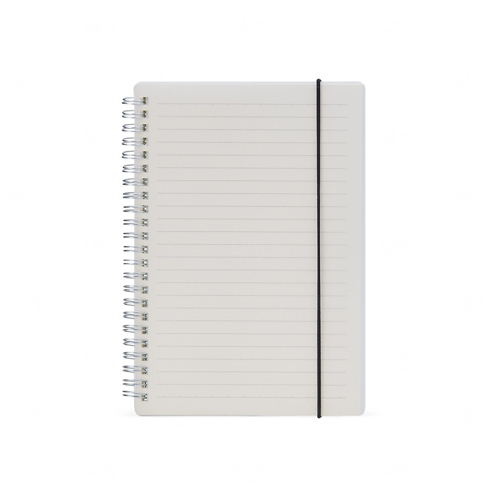 Caderno com Capa Plástica Personalizada - 21 x 15 cm 