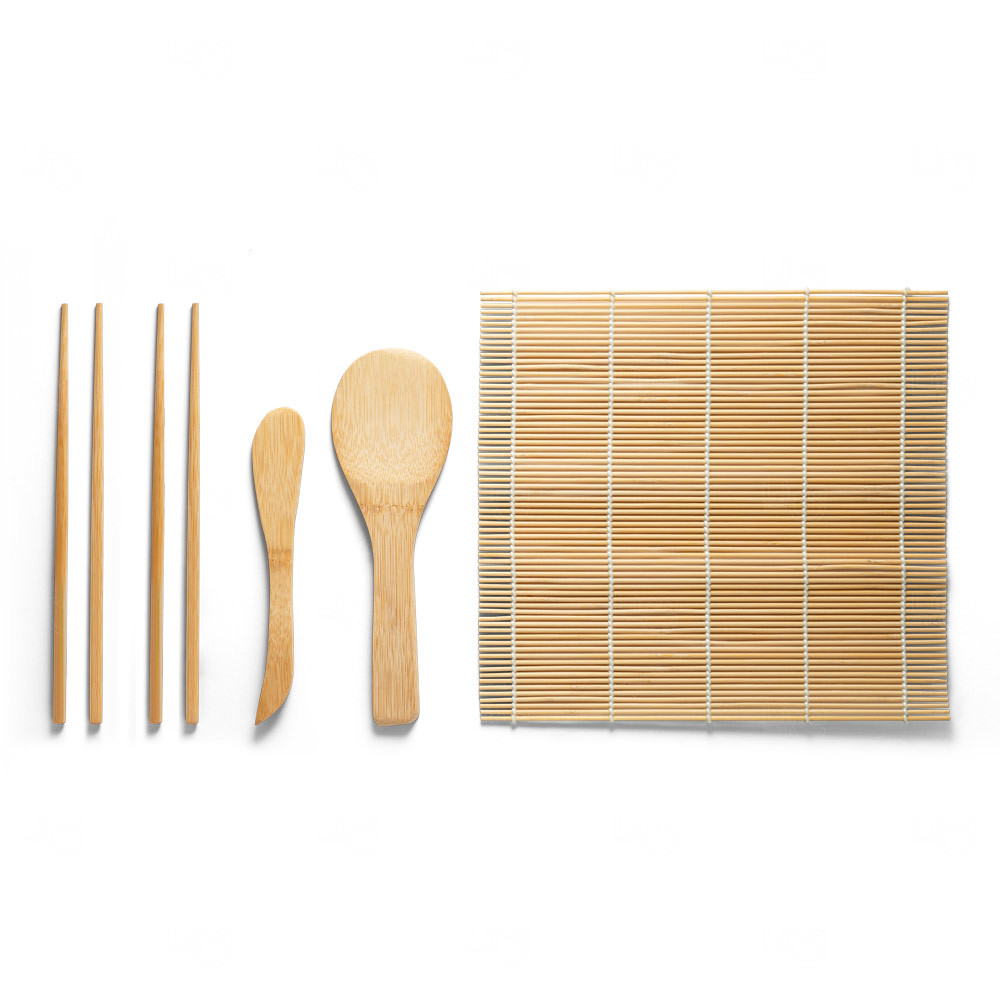 Kit para Sushi em Bambu Personalizado 