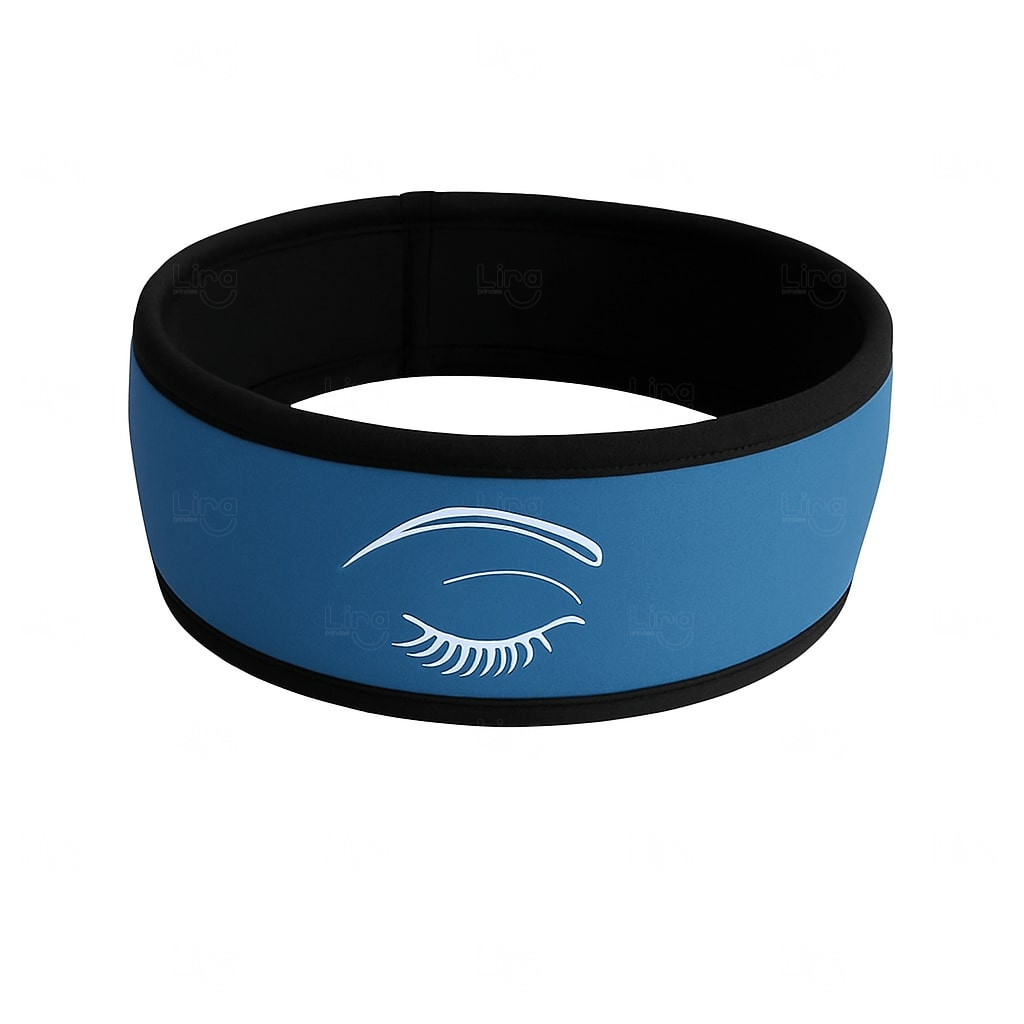Faixa de Cabelo Personalizada Azul