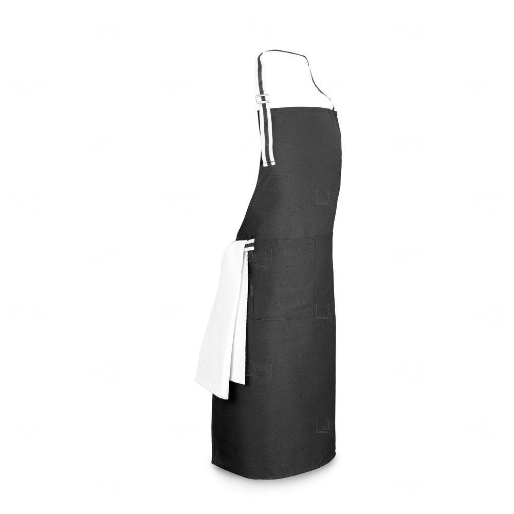 Avental de Cozinha 65 x 85 cm Personalizado Preto