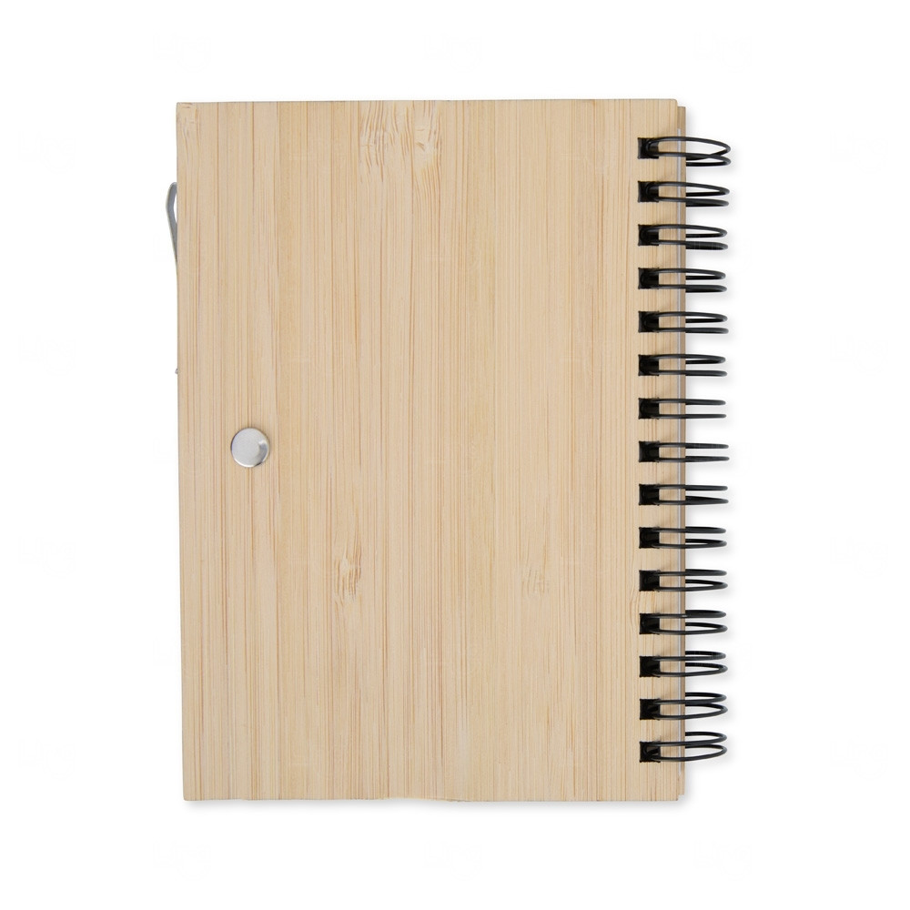 Caderno Ecológico e Caneta Personalizado - 14 x 10,6 cm 