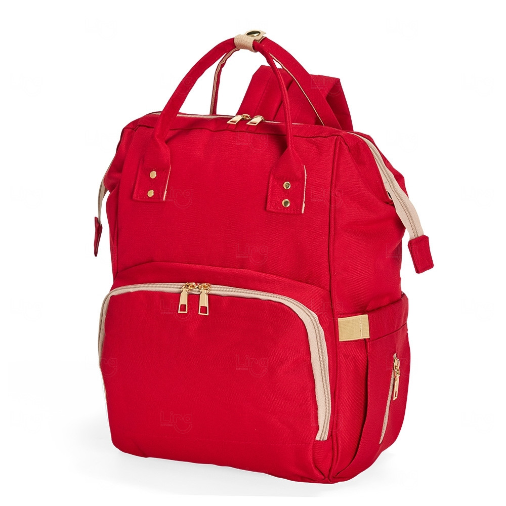 Mochila Personalizada Funcional Oxford - 19L Vermelho