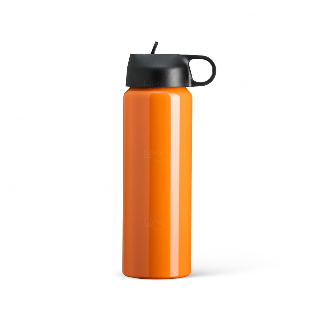 Squeeze Alumínio Personalizada - 800ml Laranja