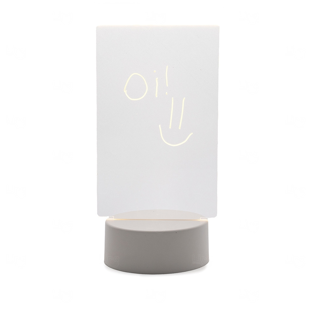 Luminária Led de Mesa Personalizada Branco