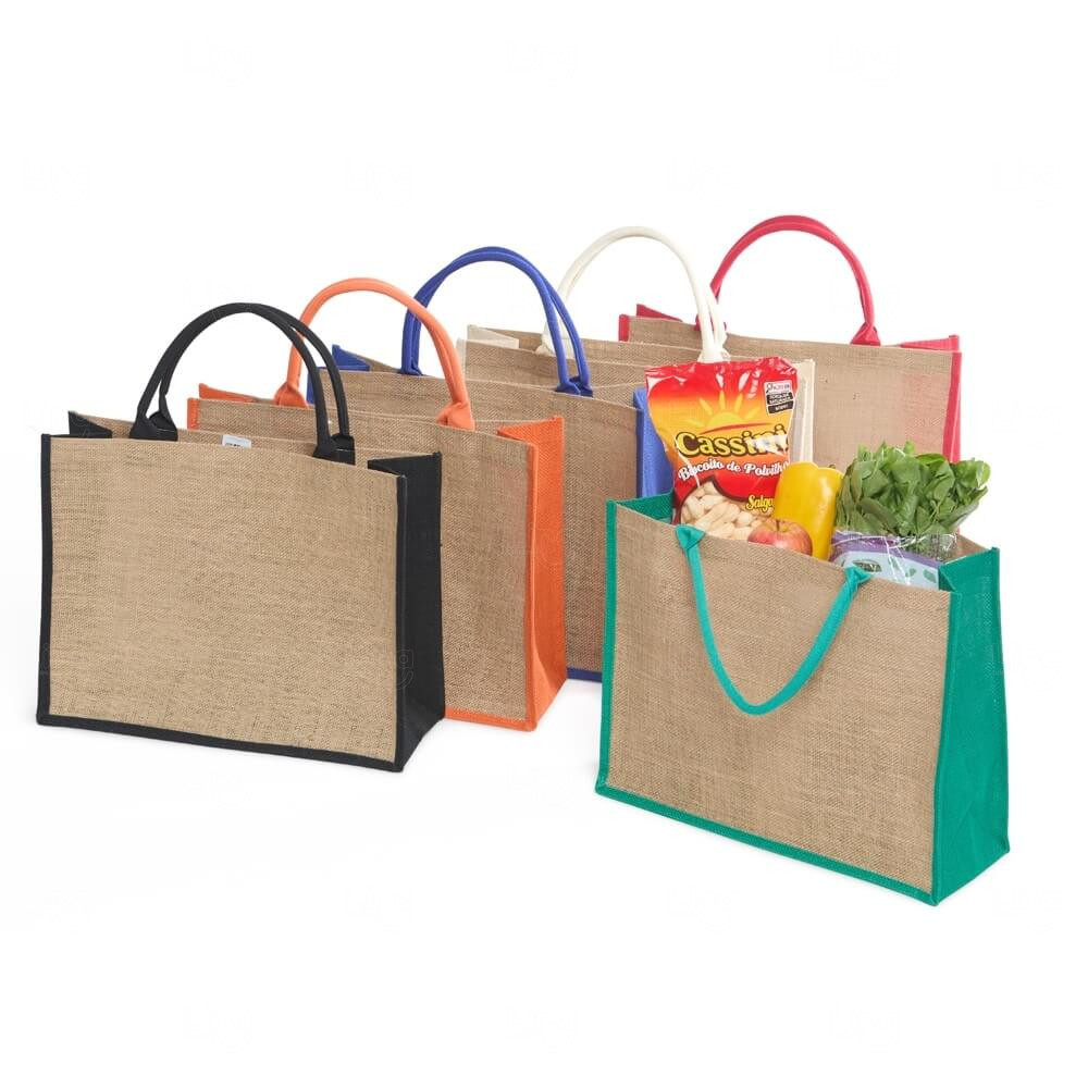 Sacola Ecológica de Juta Personalizada - 35 x 45 cm 