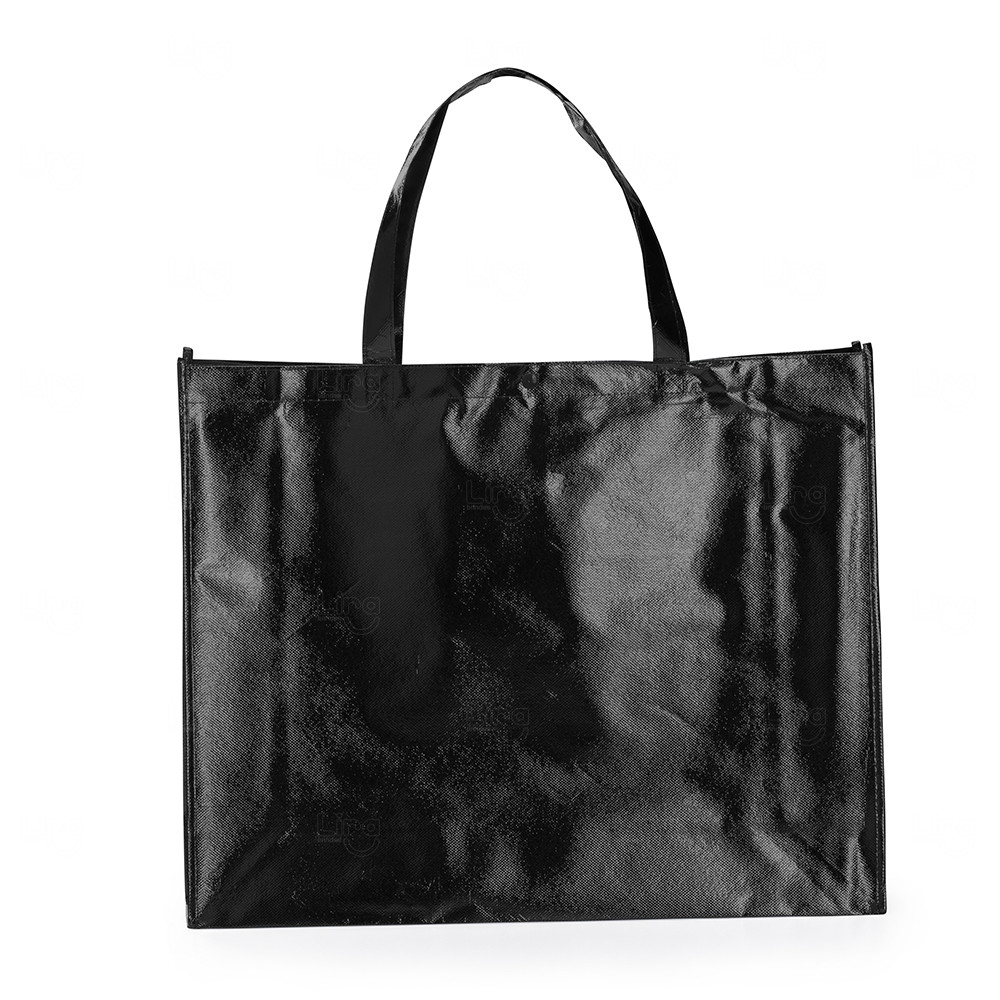 Sacola TNT Metalizada Personalizada - 40,5 x 50 cm 