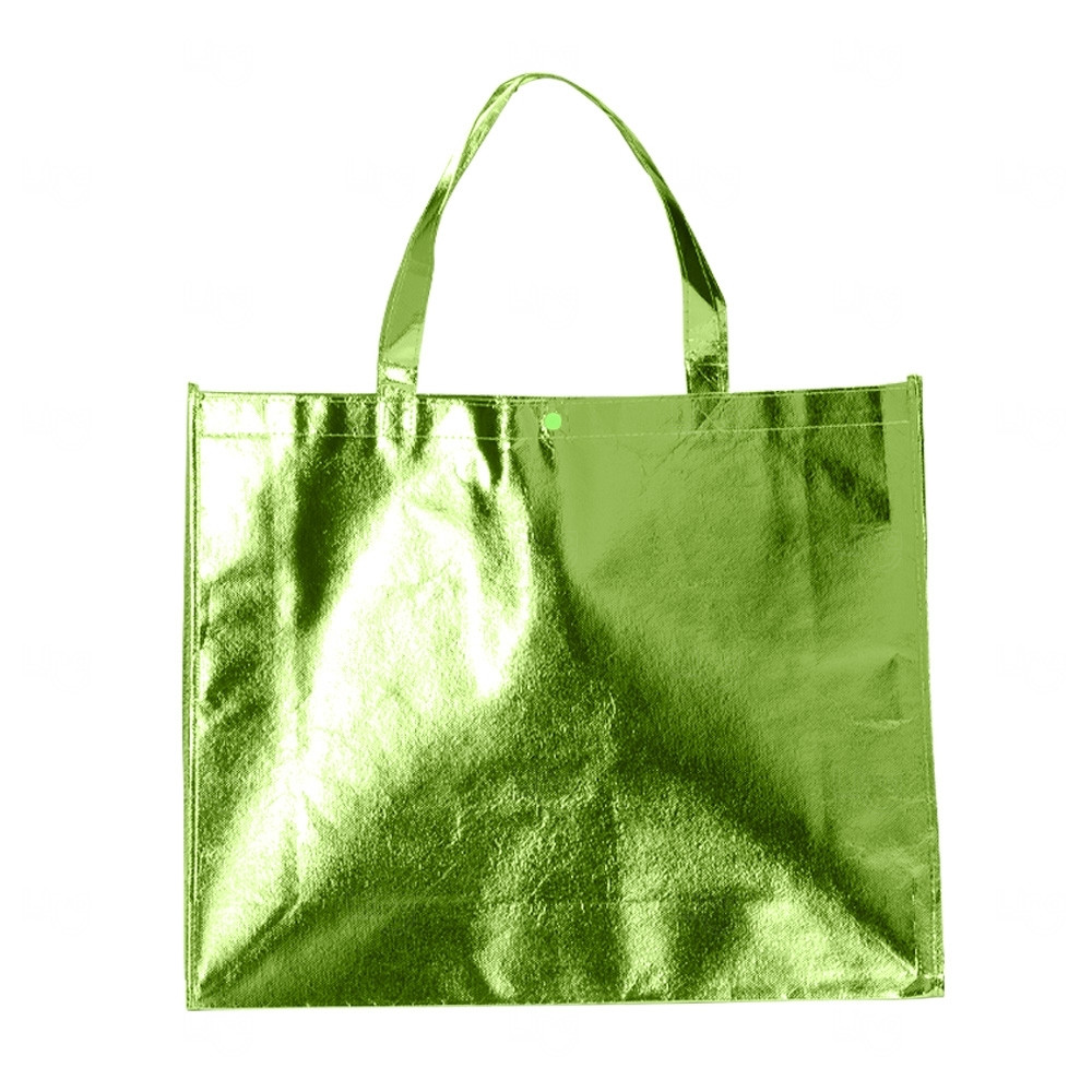 Sacola TNT Metalizada Personalizada - 40,5 x 50 cm 