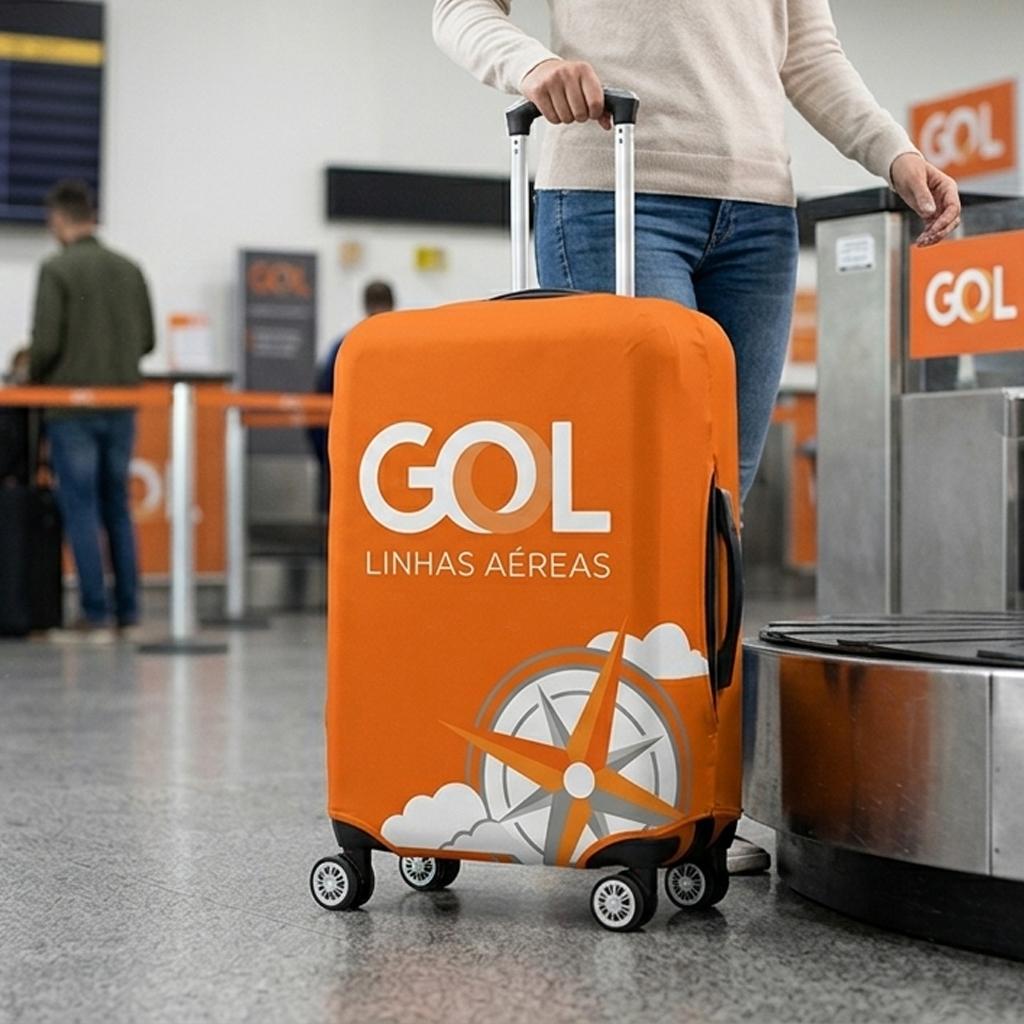 Capa de Mala de Bordo Personalizada - Tamanho P 