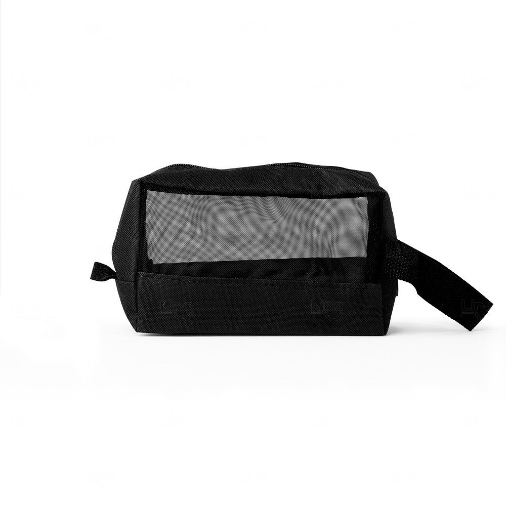 Nécessaire Nylon com Visor Telado Personalizada 