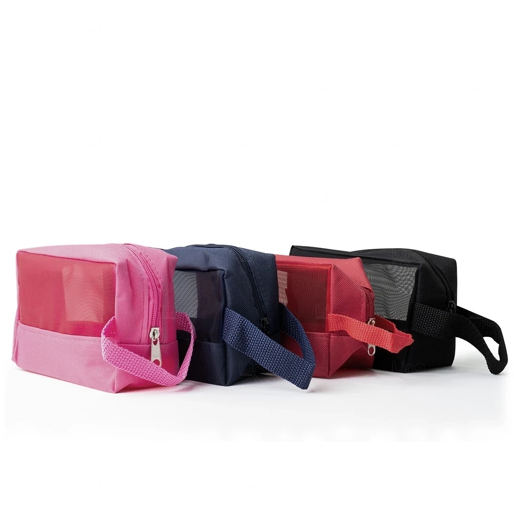 Nécessaire Nylon com Visor Telado Personalizada 