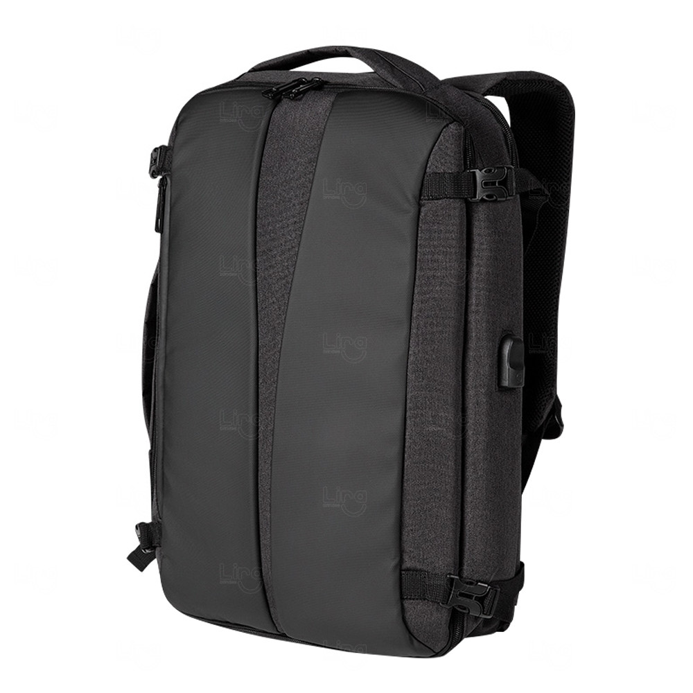 Mochila Impermeável Notebook 17'' com Alça Pasta 