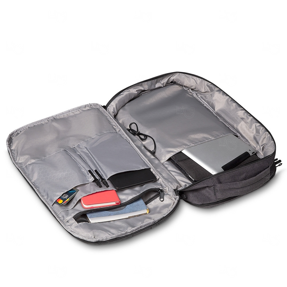 Mochila Impermeável Notebook 17'' com Alça Pasta 