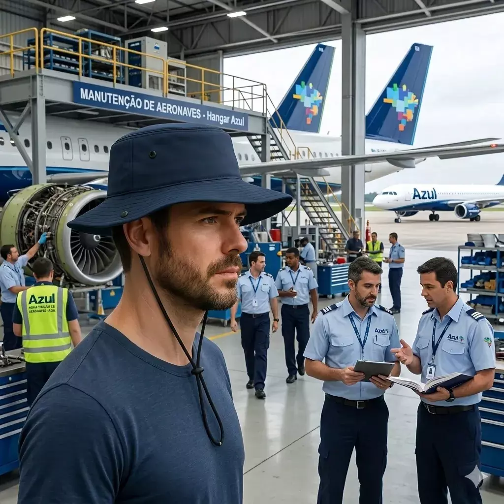 Chapéu Australiano Personalizado Azul