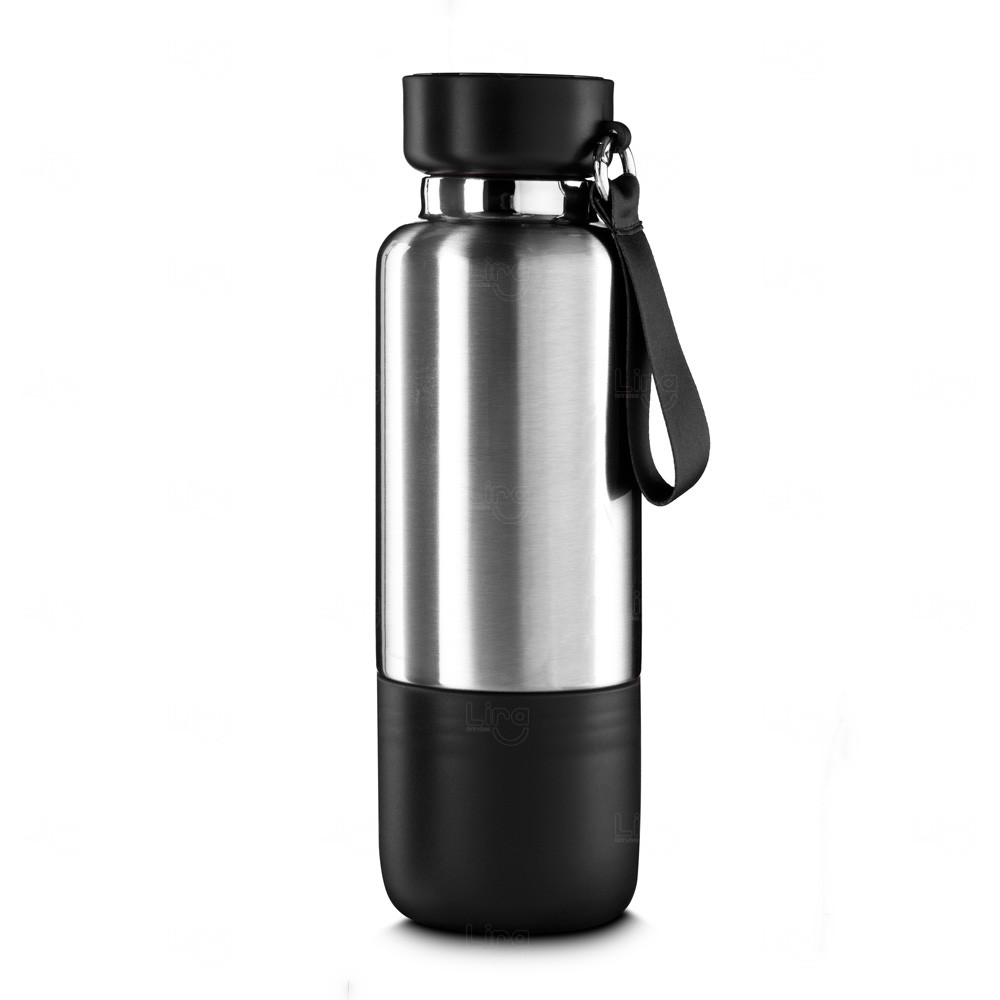 Garrafa Térmica Inox 500ml com Copo Personalizada 