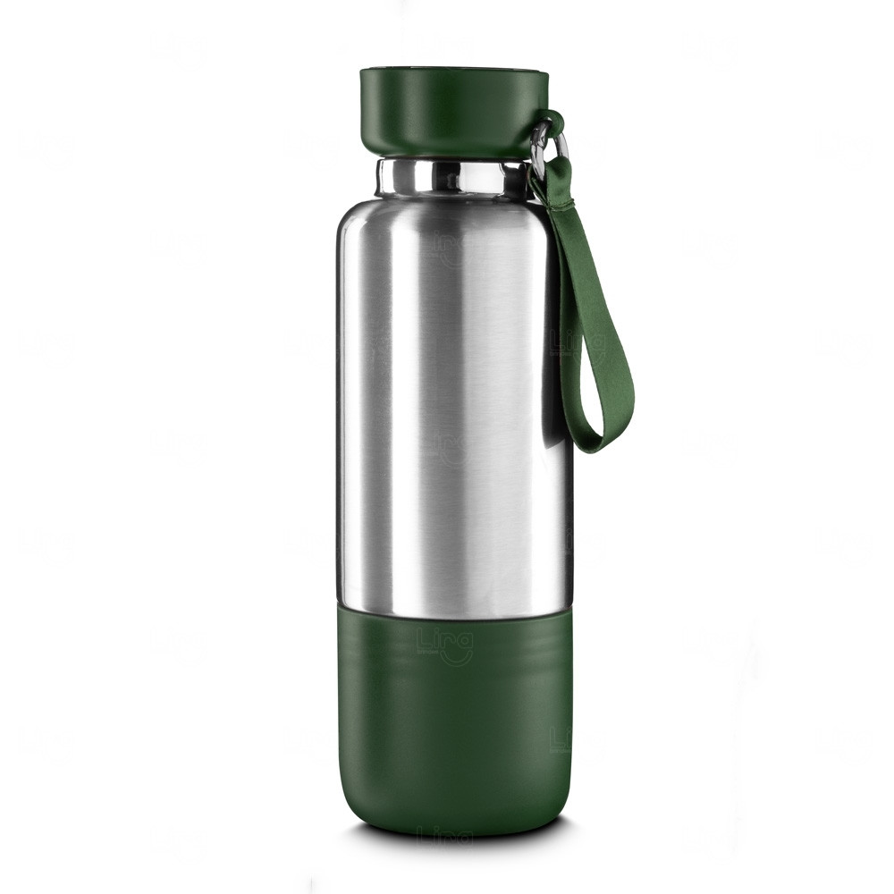 Garrafa Térmica Inox 500ml com Copo Personalizada 