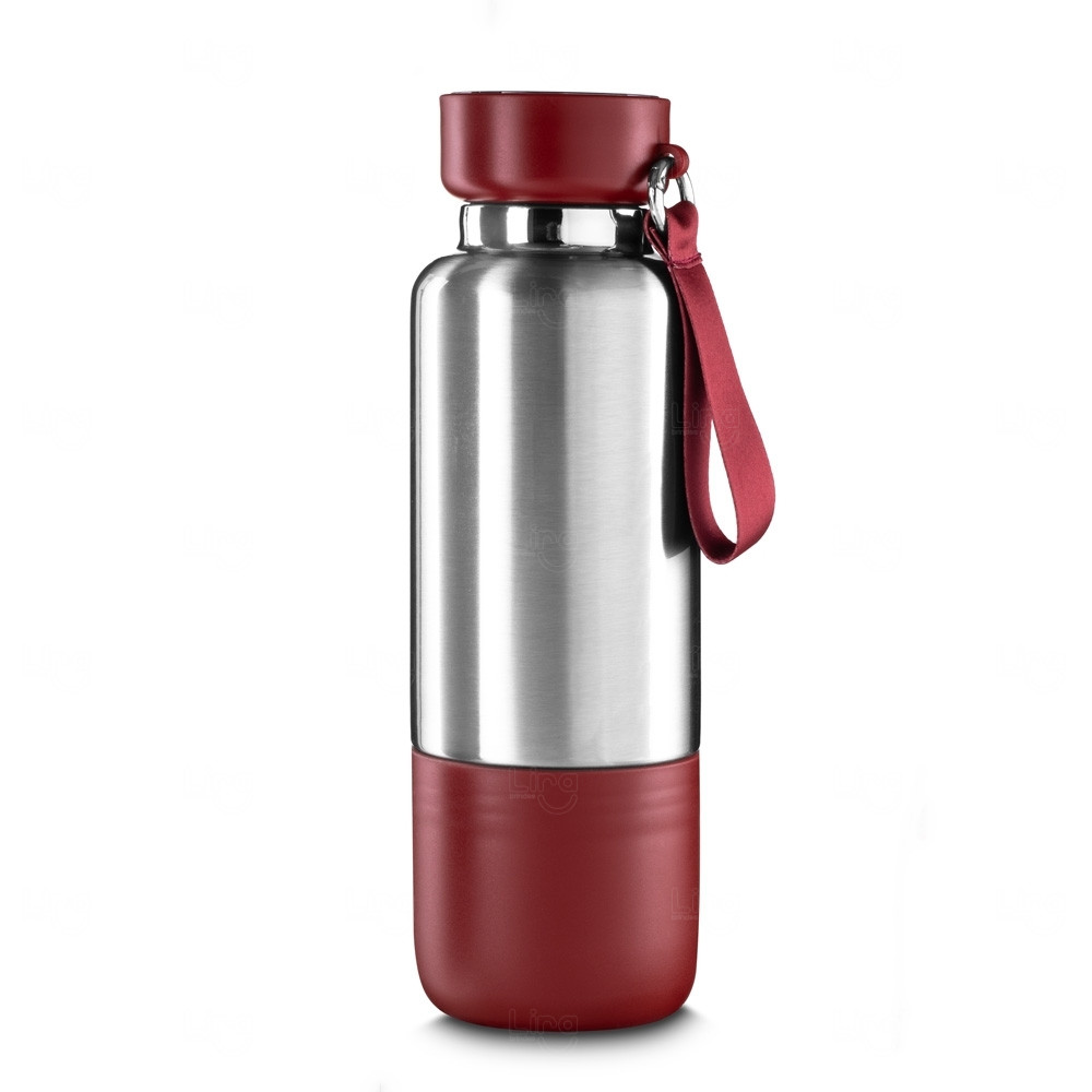 Garrafa Térmica Inox 500ml com Copo Personalizada 