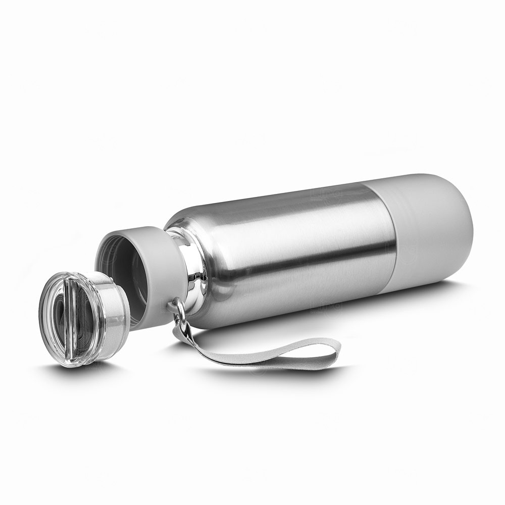 Garrafa Térmica Inox 500ml com Copo Personalizada 