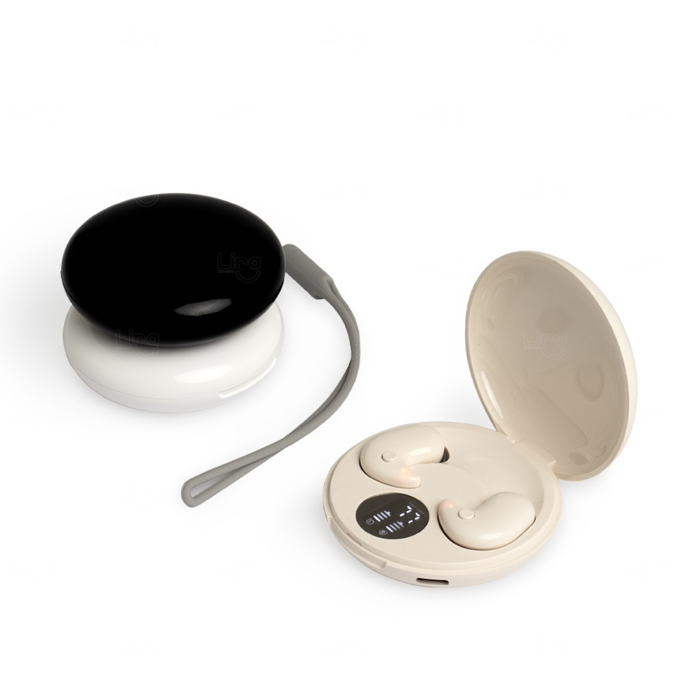Fone de Ouvido Bluetooth com Case e Display de Bateria 