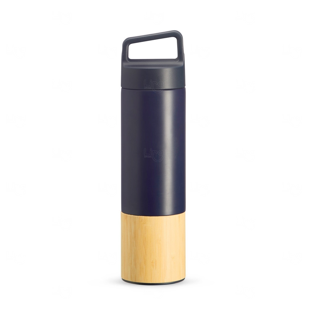 Garrafa Térmica Inox 550 ml com Infusor Personalizada 
