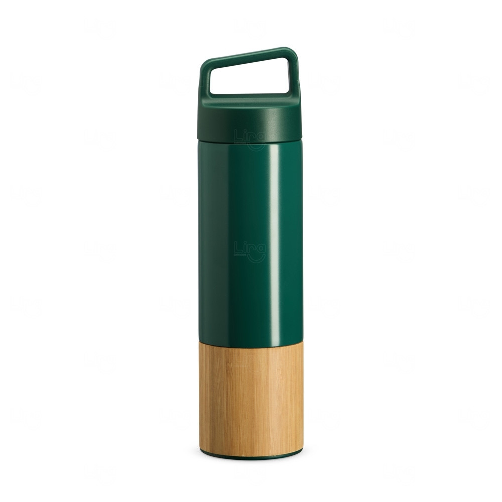 Garrafa Térmica Inox 550 ml com Infusor Personalizada 