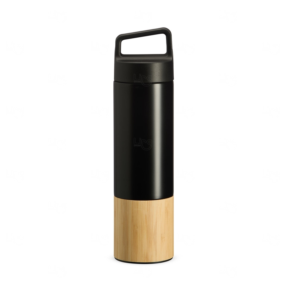Garrafa Térmica Inox 550 ml com Infusor Personalizada 