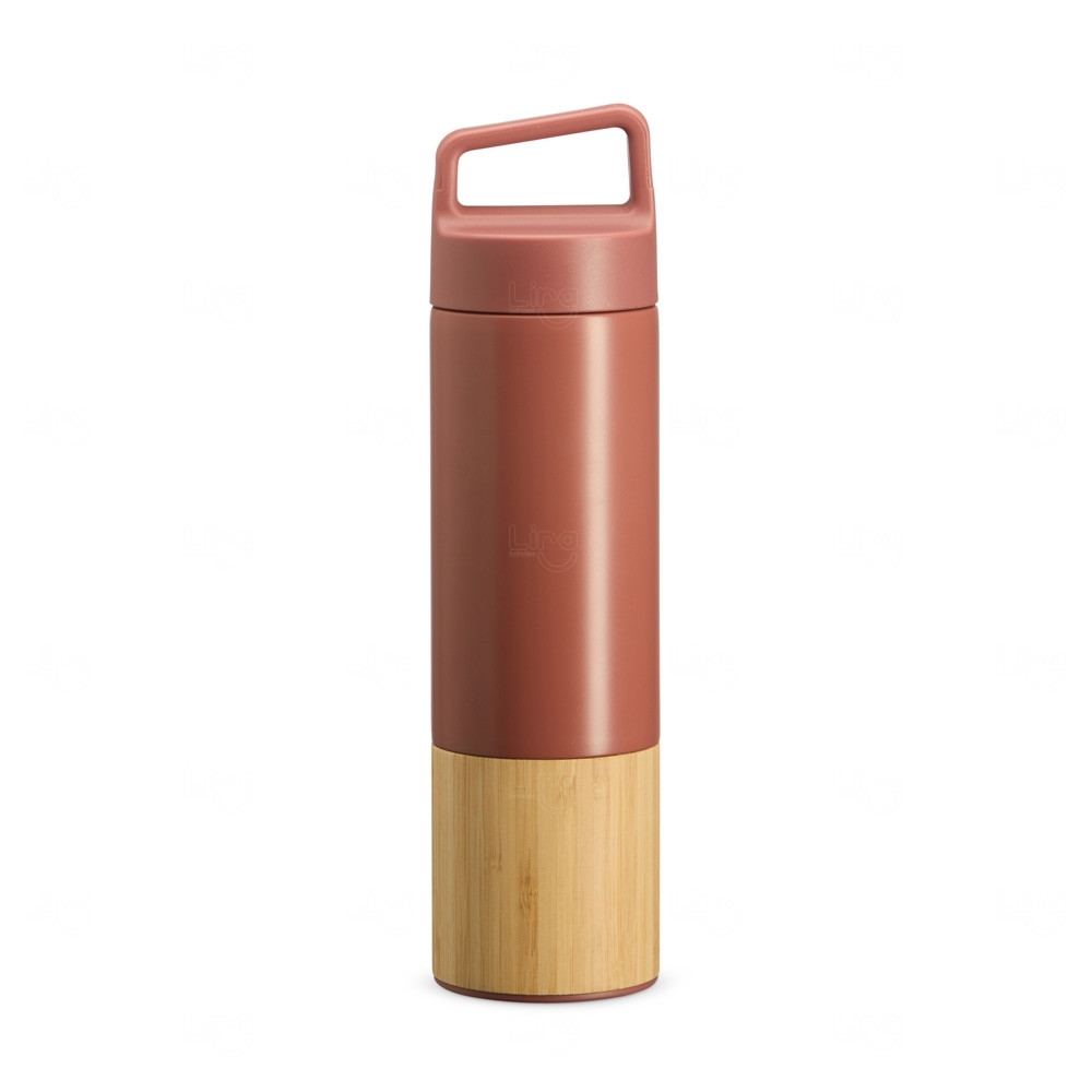 Garrafa Térmica Inox 550 ml com Infusor Personalizada 