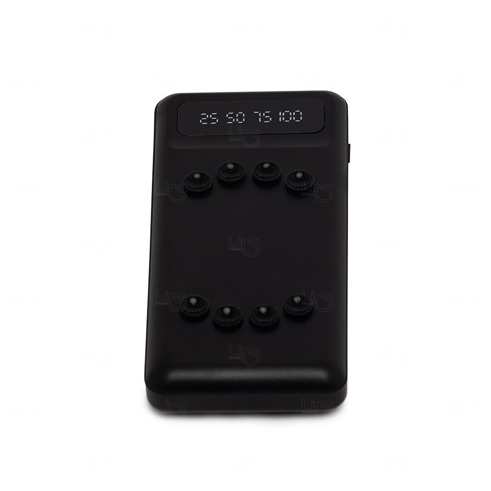 Power Bank 10.000 Mah com Indicador LED e Lanterna Personalizado 