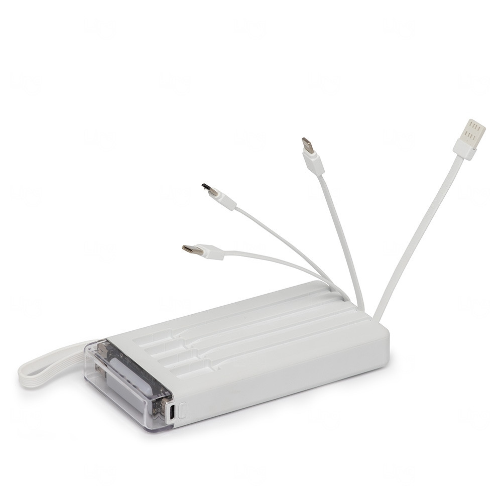 Power Bank com Lanterna Personalizado - 10.000 Mah 