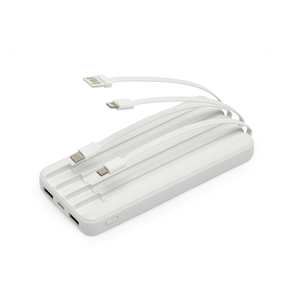 Power Bank Indicador LED Personalizado - 10.000Mah 
