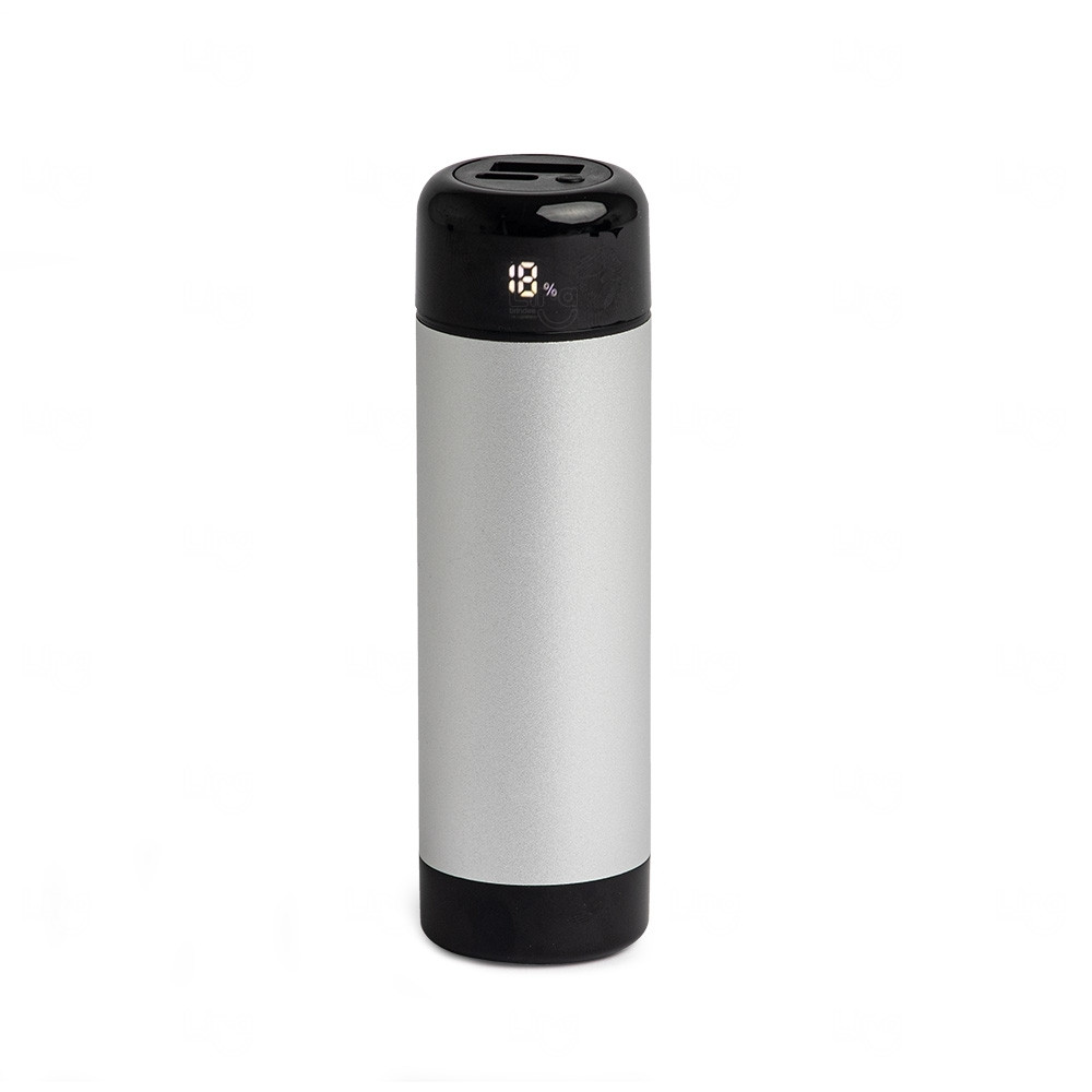 Power Bank Personalizado Indicador LED e Lanterna - 4.000 Mah 