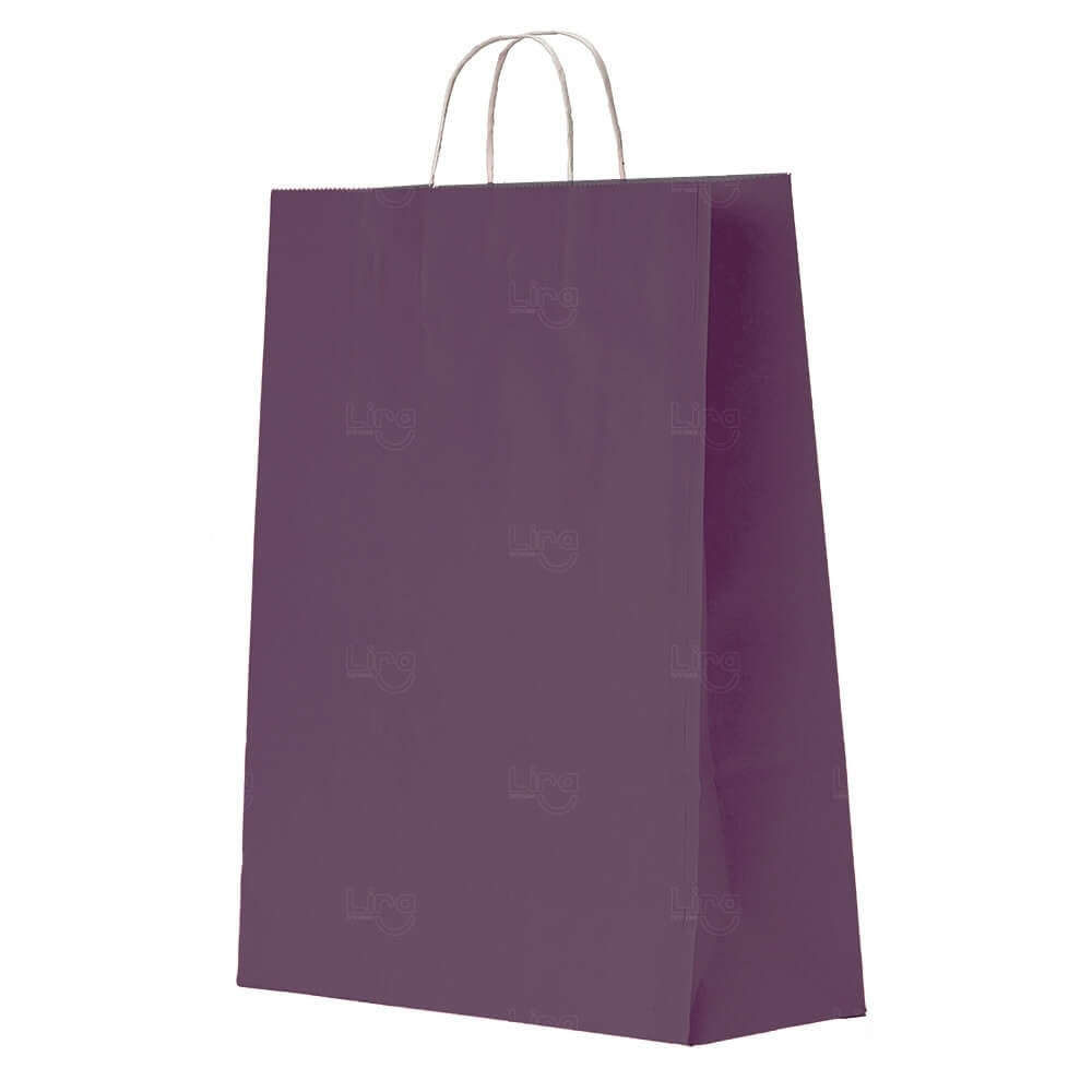 Sacola Kraft Grande Personalizada - 40 x 29,5 cm 