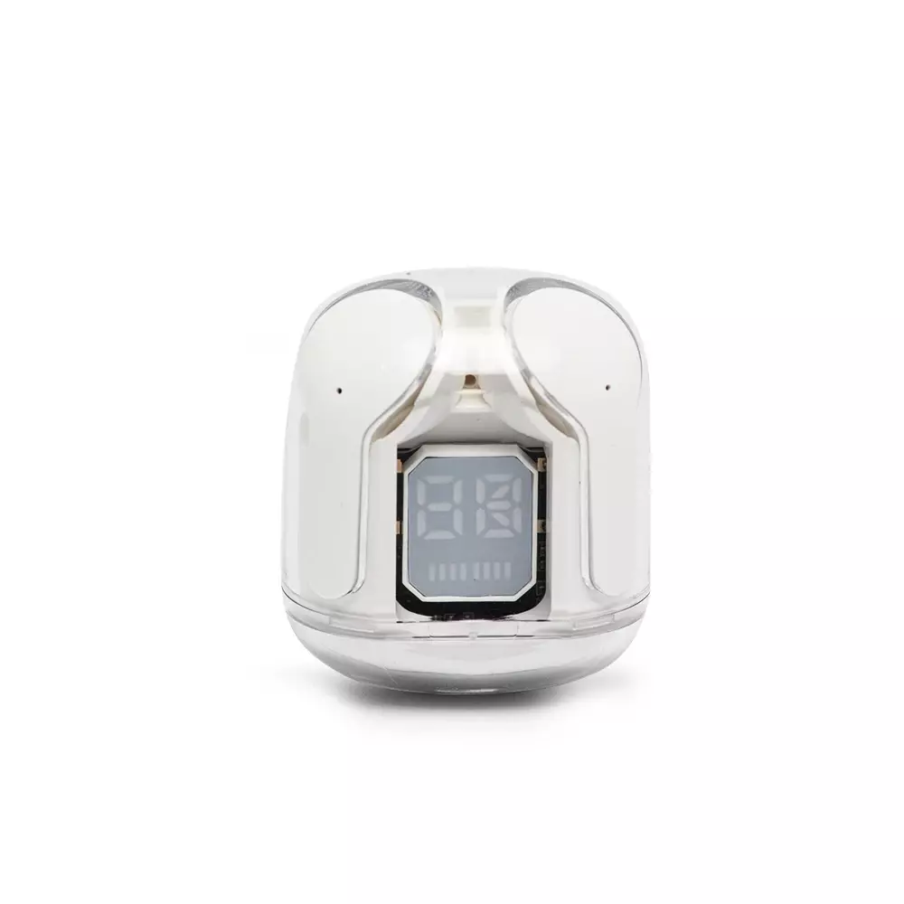 Fone de Ouvido Bluetooth com Case à Prova d'Água Personalizado Branco