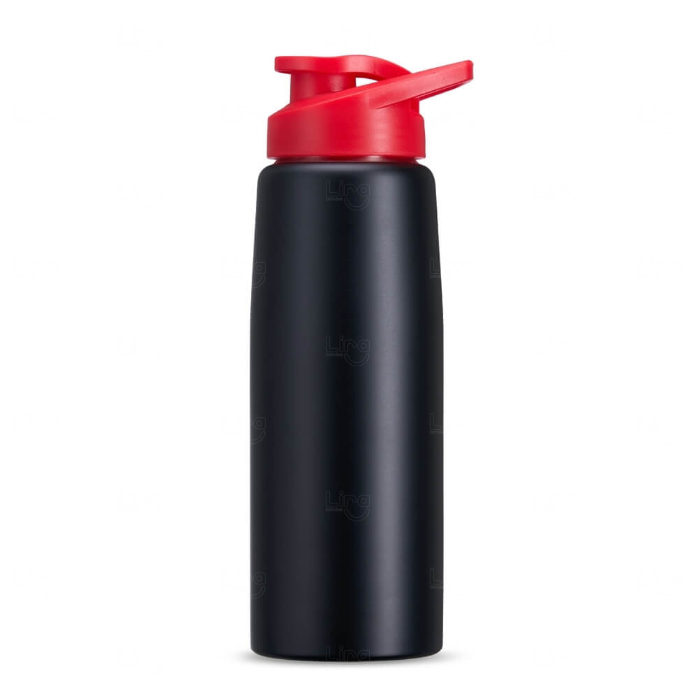 Squeeze Inox 880ml Personalizada Vermelho