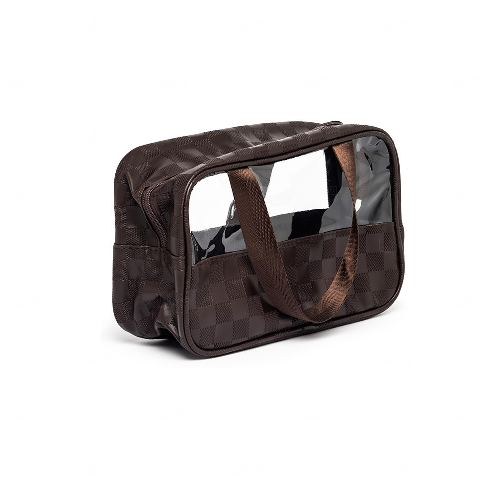 Nécessaire PVC com Visor Transparente Personalizada 