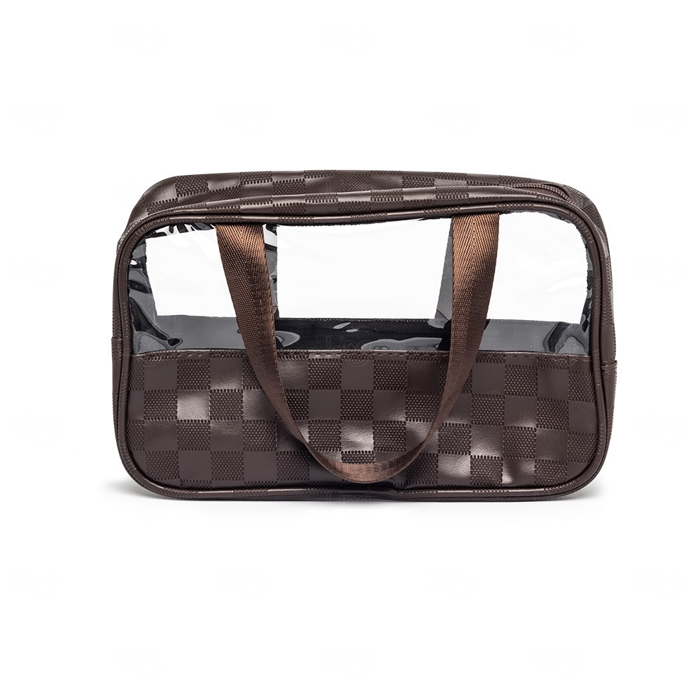 Nécessaire PVC com Visor Transparente Personalizada 