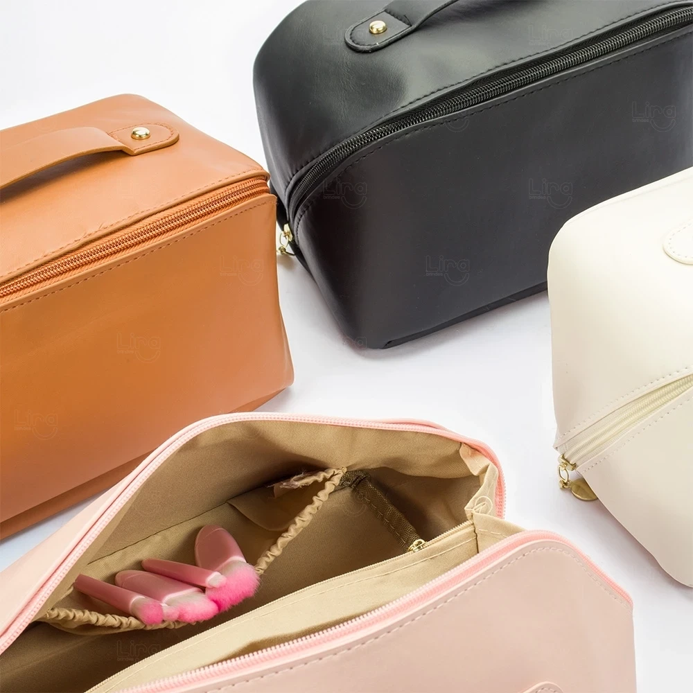 Nécessaire em Couro Sintético Personalizada 