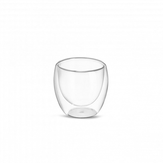Copo Duplo Café Personalizado -160ml Branco