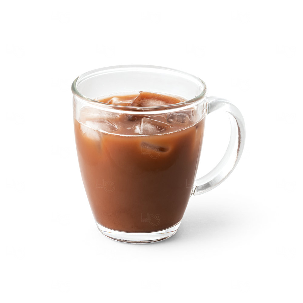 Caneca de Vidro para Cappuccino Personalizada - 390ml 