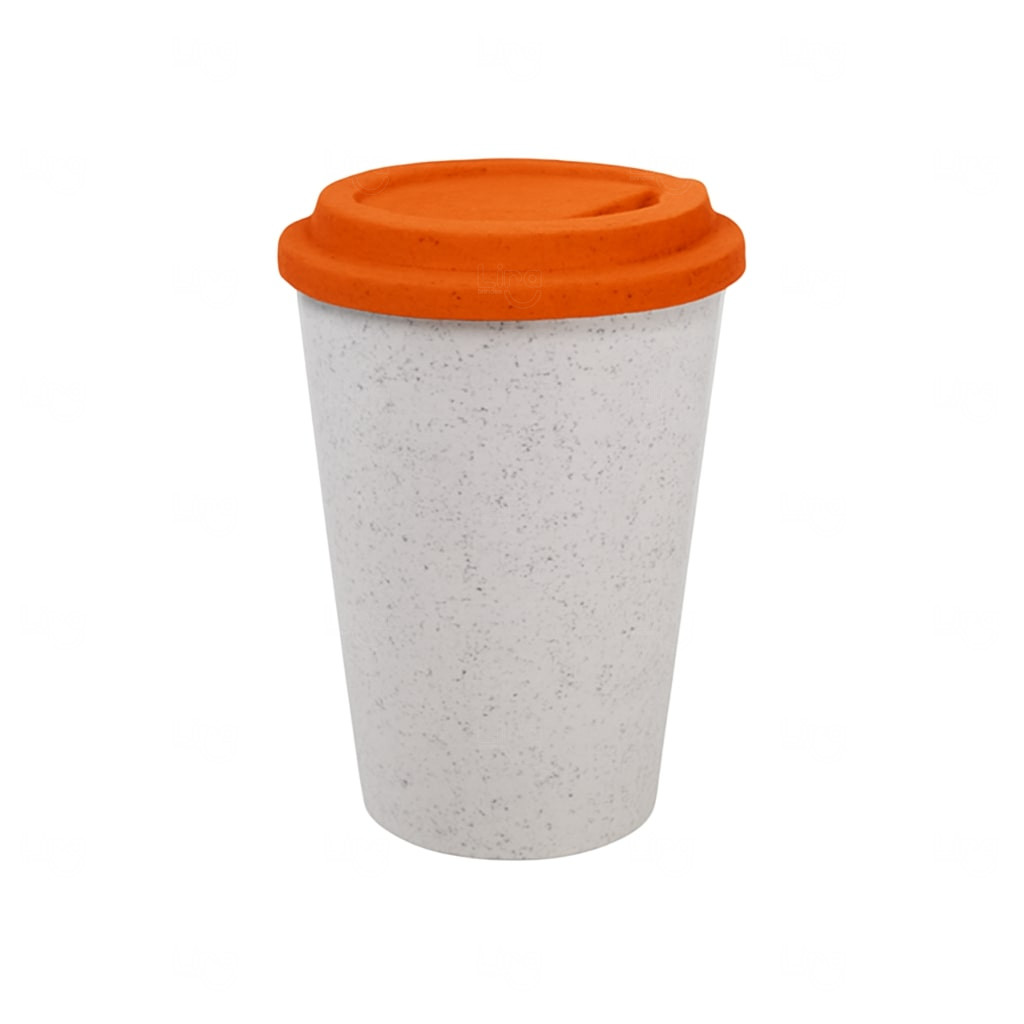 Copo Ecológico Fibra de Arroz Personalizado - 350ml 