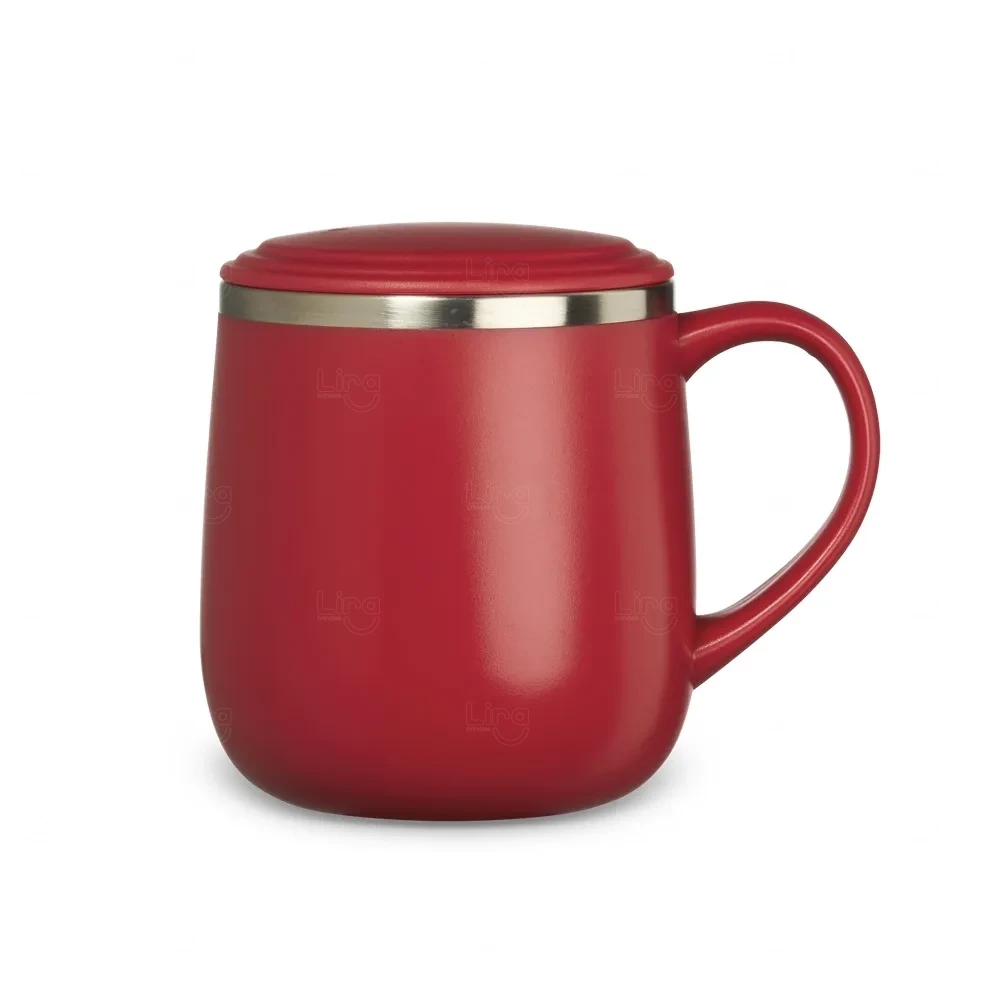 Caneca Isotérmica Inox 370ml Personalizada 