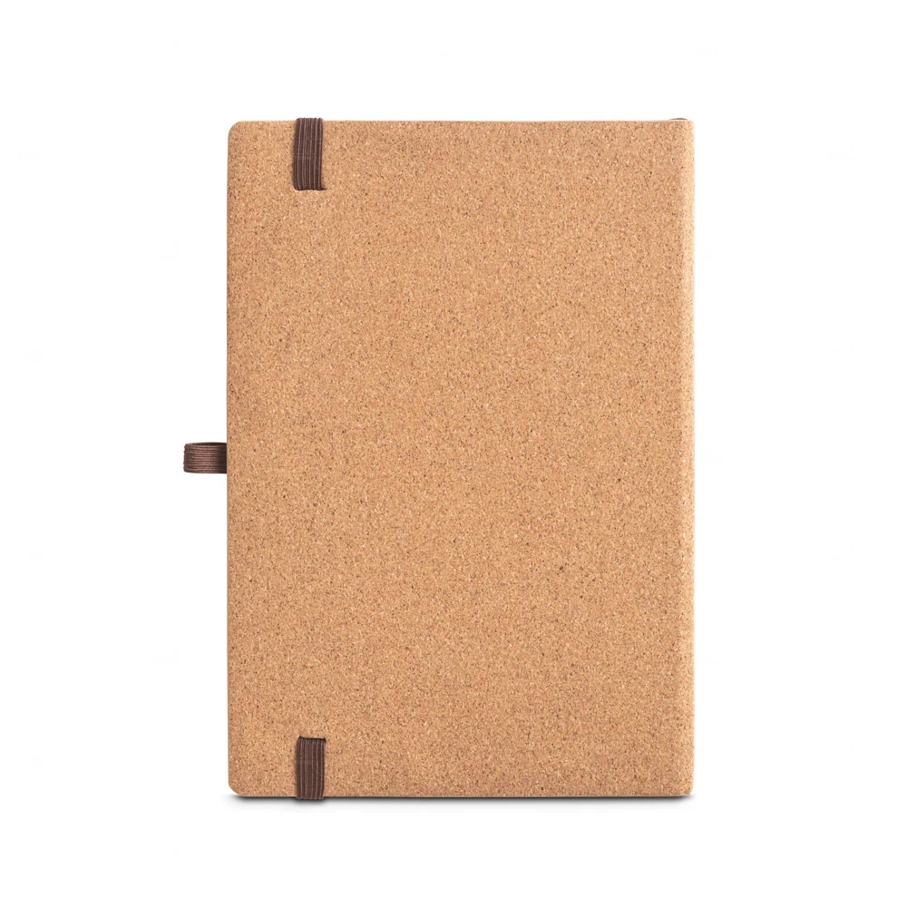 Caderno A5 Ecológico em Bambu e Cortiça Personalizado - 21x14cm 