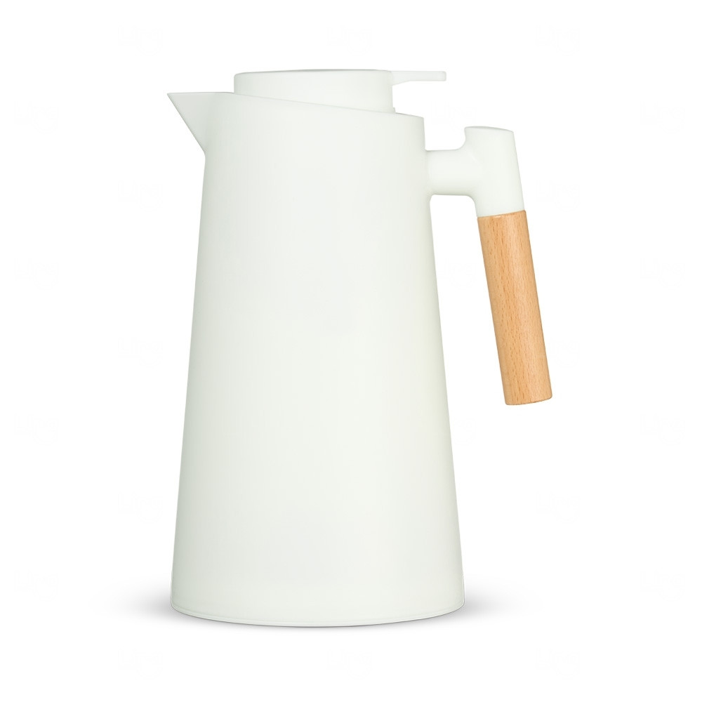 Garrafa Térmica Retrô 1 Litro Personalizada Branco