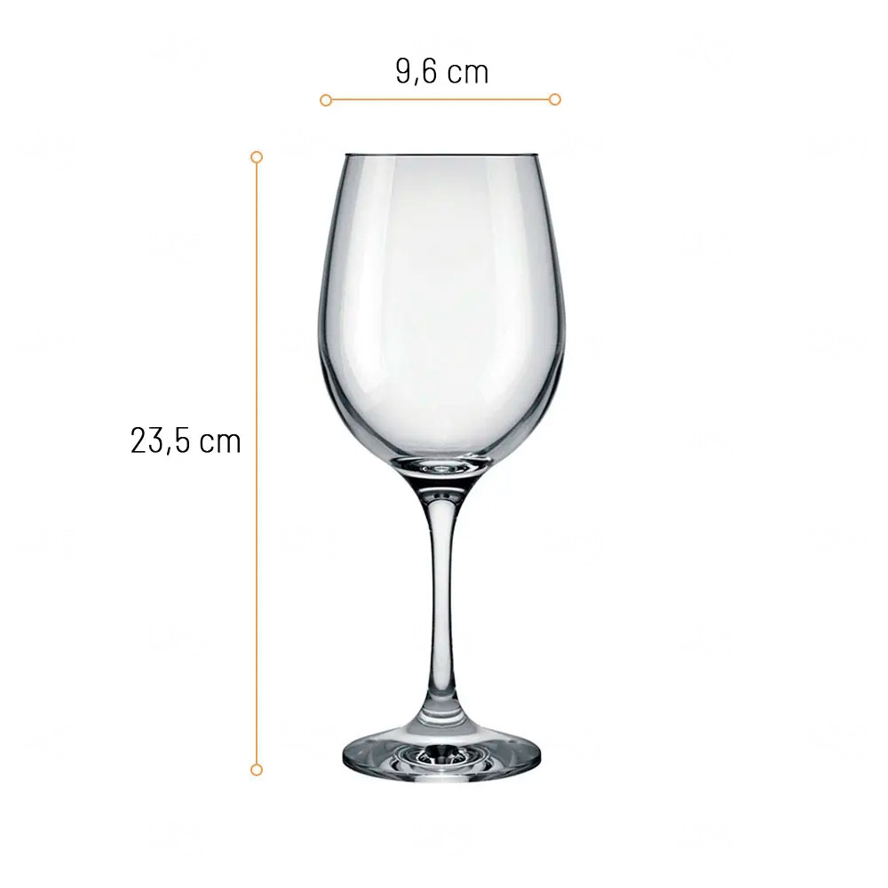 Taça de Vidro para Degustação 600ml - Personalizada 
