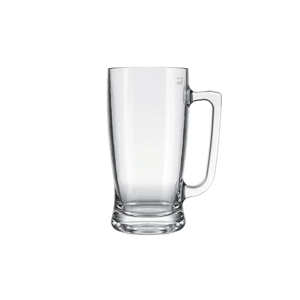 Caneca de Vidro 600ml para Cerveja Personalizada 