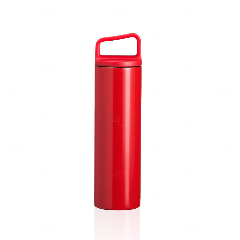 Garrafa Térmica Inox 600ml com Alça Personalizada 