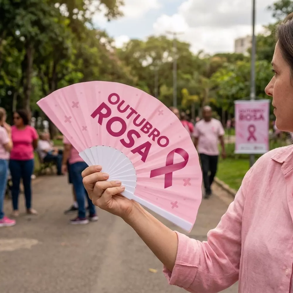 Leque em Tecido Oxford Personalizado 
