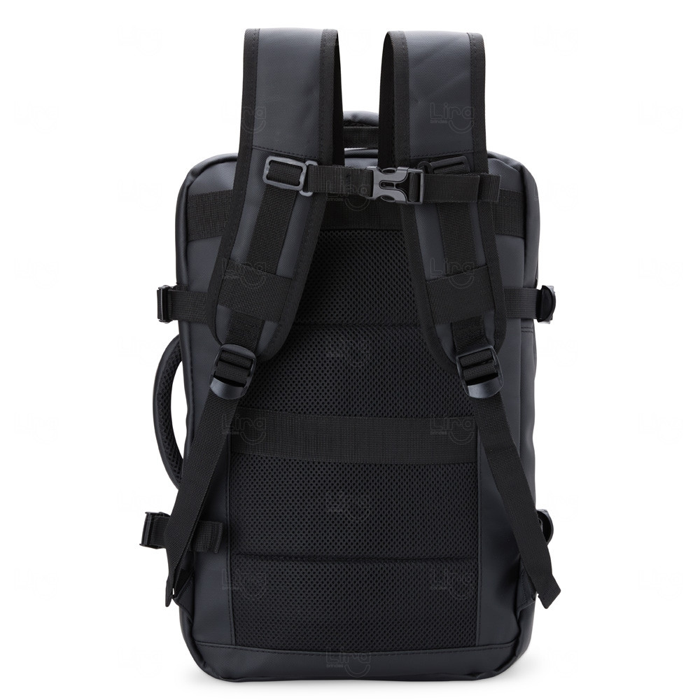 Mochila Expansível de Couro Sintético Personalizada - 36 Litros 