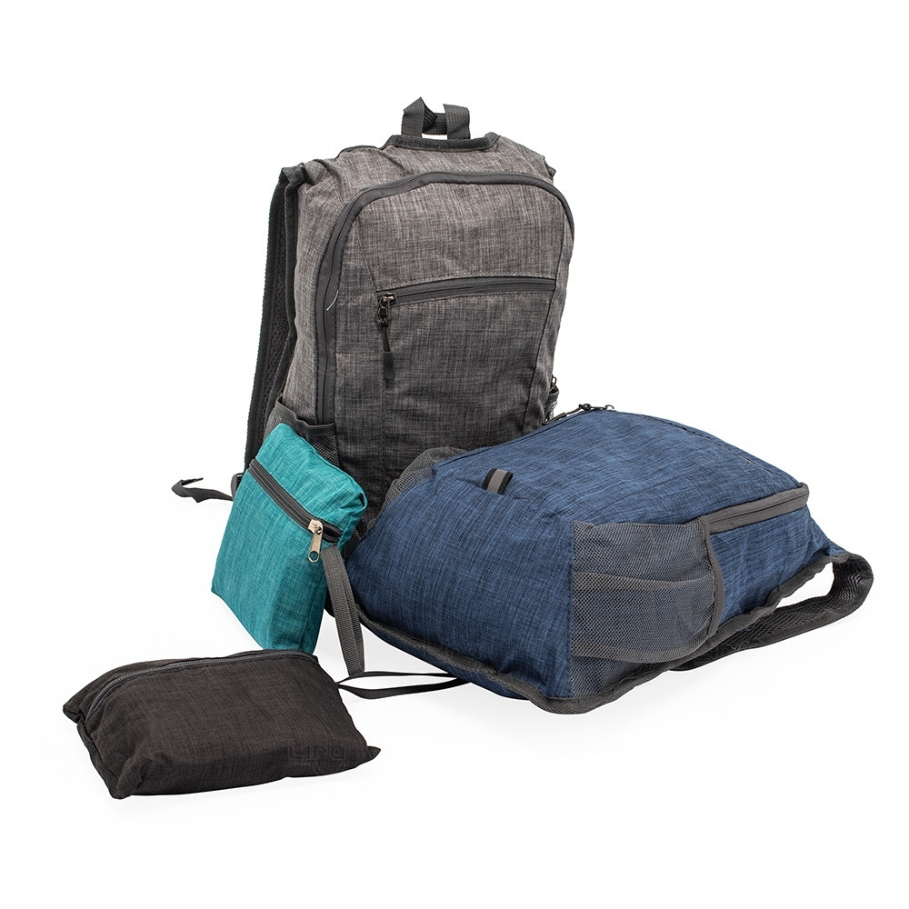 Mochila Dobrável 16L em Oxford Personalizada 
