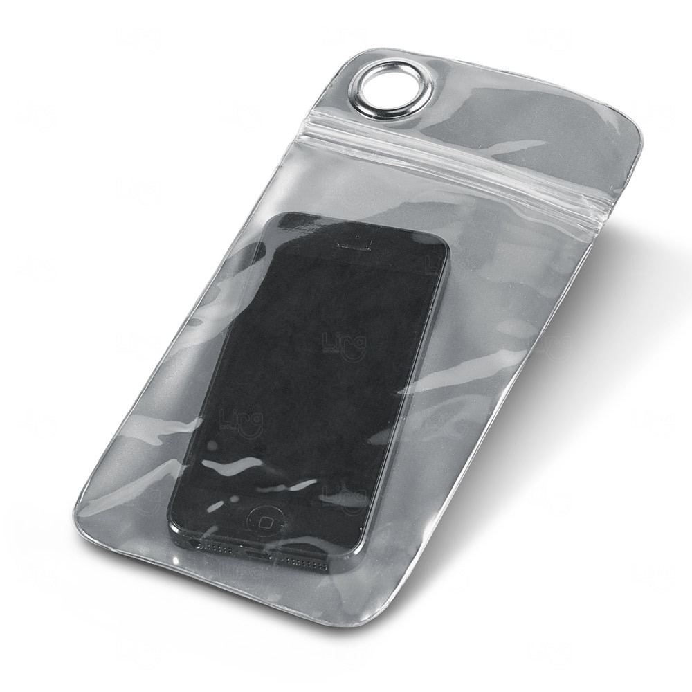 Bolsa Impermeável Celular  PVC Personalizada - 10 x 22 cm 