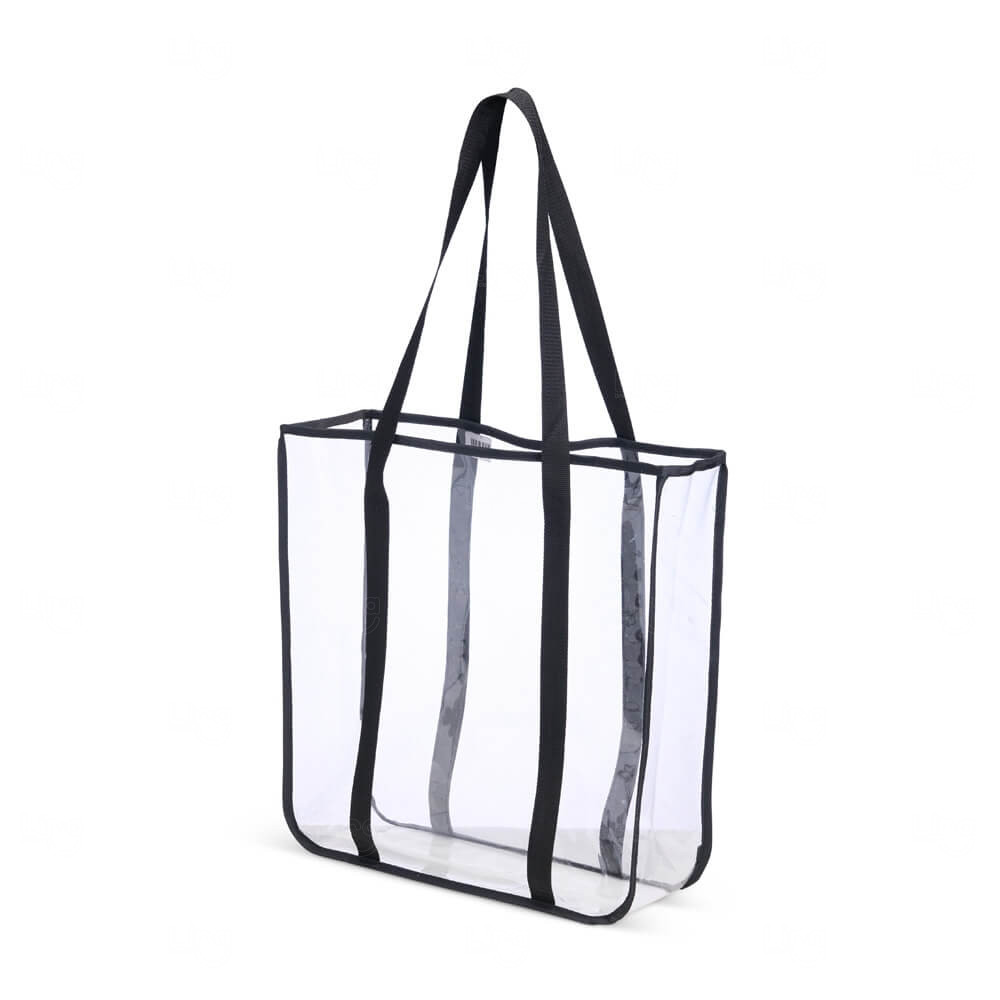Sacola Transparente em PVC Personalizada - 40 x 36,3 cm 